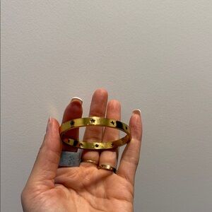 Gold star bracelet(Cartier style)